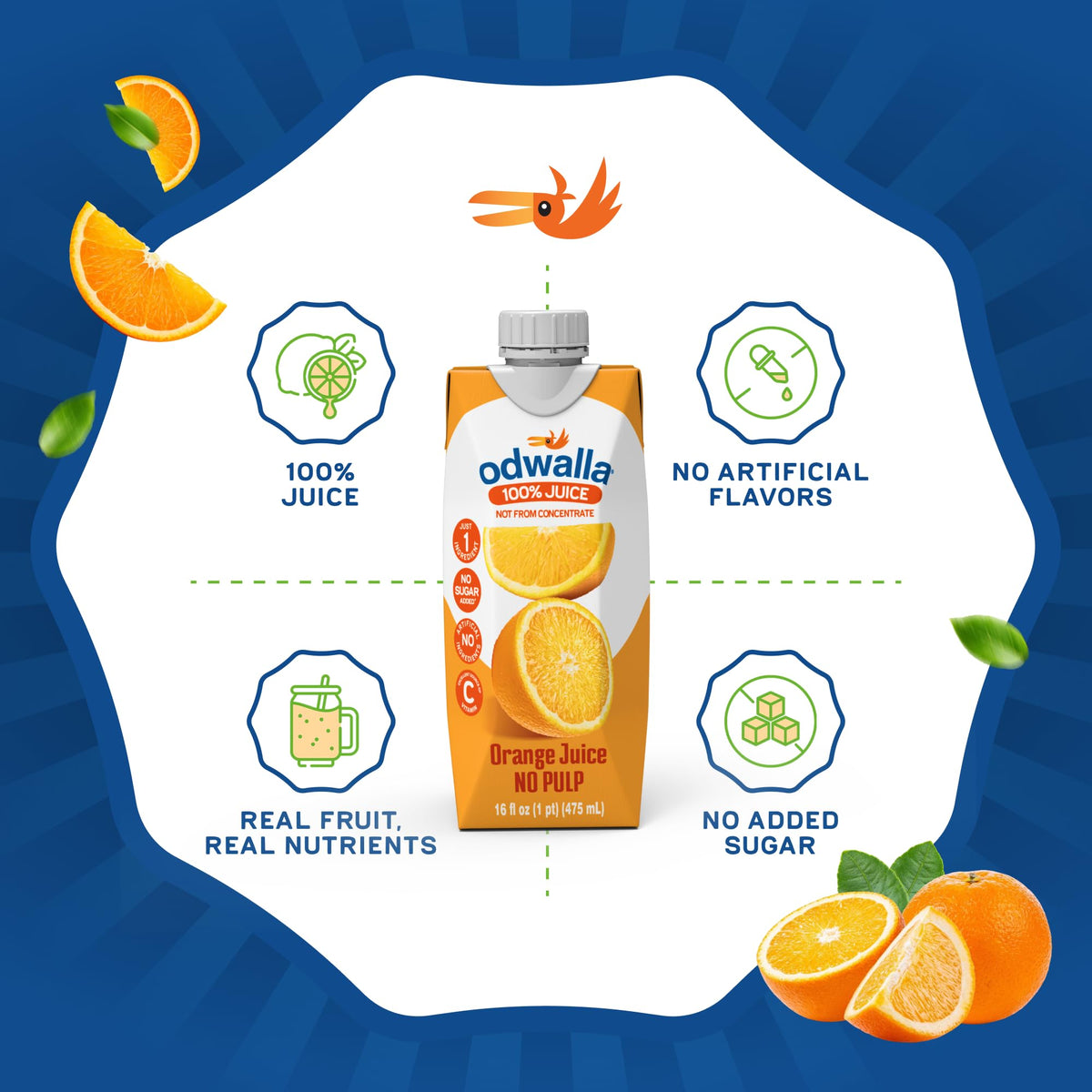 ODWALLA on-the-go juice pack fits lunchboxes and bags