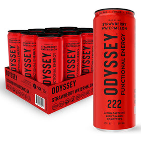Odyssey Elixir Odyssey 222 bottle side view for balanced energy during work or study
