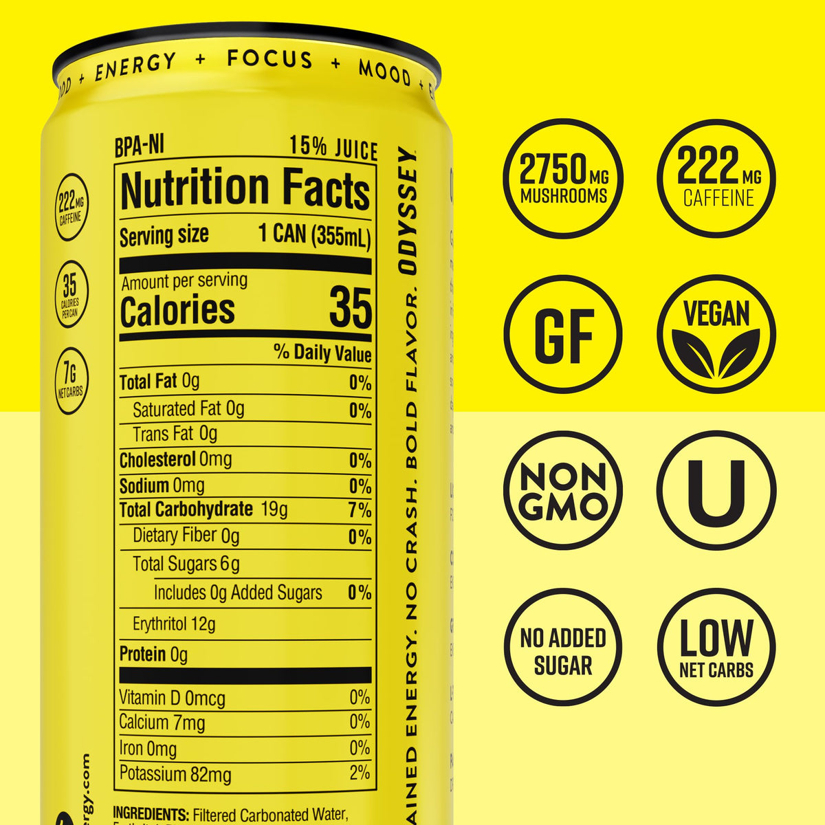 Odyssey Elixir Odyssey222 bottle-pour shows smooth energy for study or work.