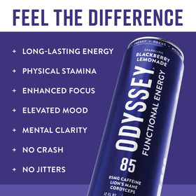 Odyssey Elixir sparkling bubbles suggest a refreshing office break.