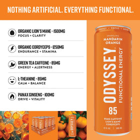 Odyssey Elixir Stamina boost from cordyceps can enhances motivation