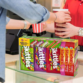 Office pantry ready bulk box, a colorful snack option for breaks.