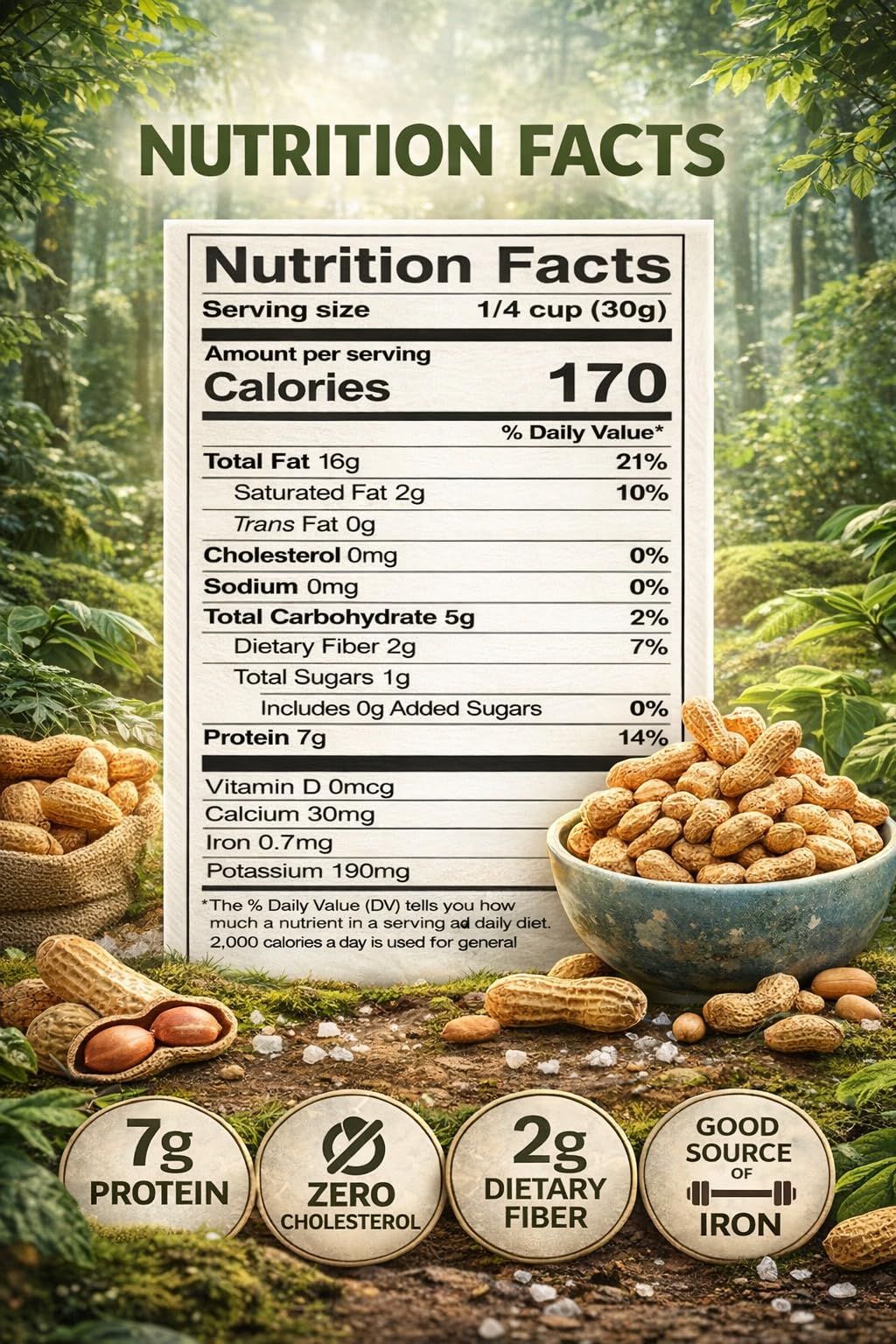 Office Roast peanuts in shell roasted unsalted for a classic savory crunch