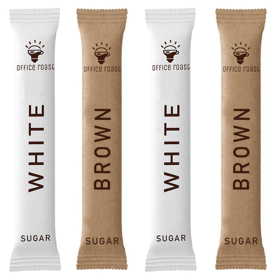 Office Roast white sugar sticks for self-serve coffee stations