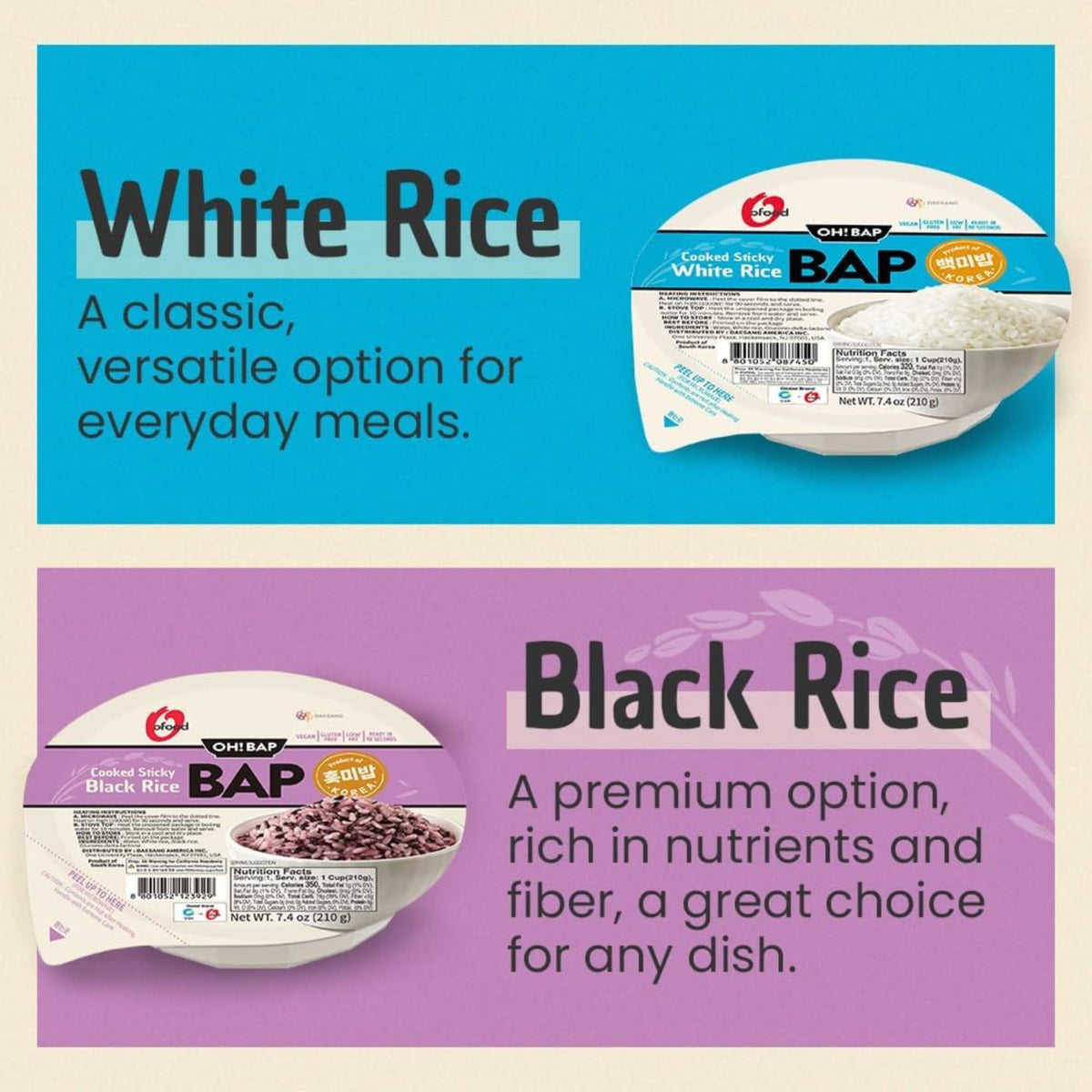 O'Food 12-pack premium instant rice for pantry convenience