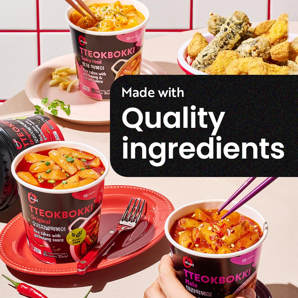 O’Food Customizable cup meal invites toppings like cheese or veggies.