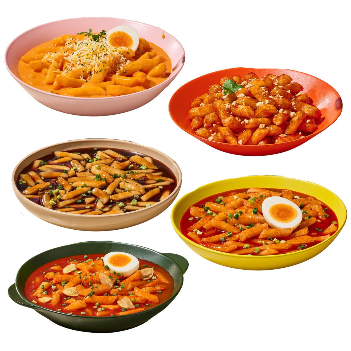 O'Food Garlic flavor tteokbokki bowl delivers savory aroma and depth