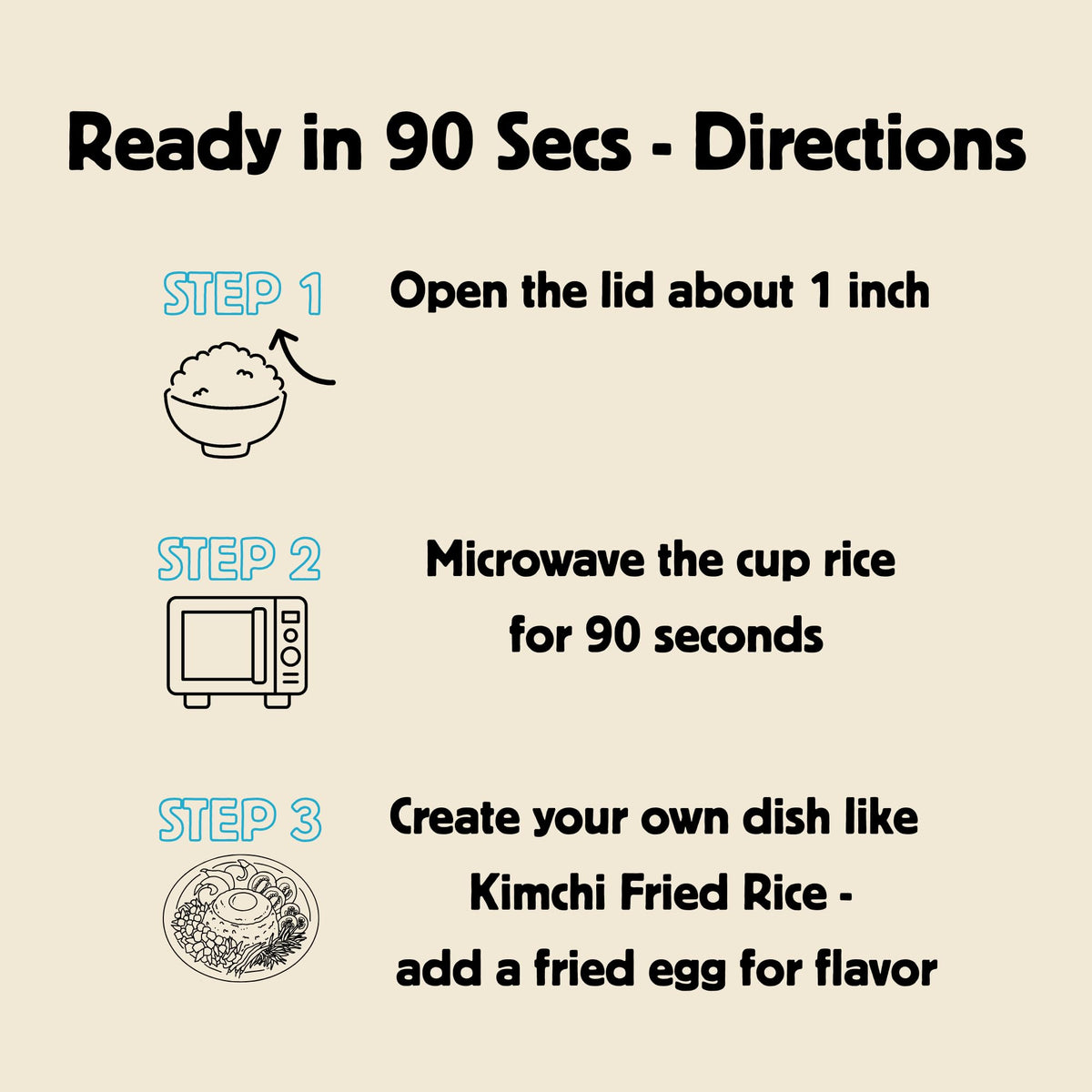 O'Food kitchen-friendly rice cup packaging for travelers