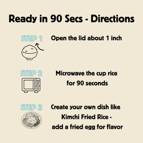 O'Food kitchen-friendly rice cup packaging for travelers