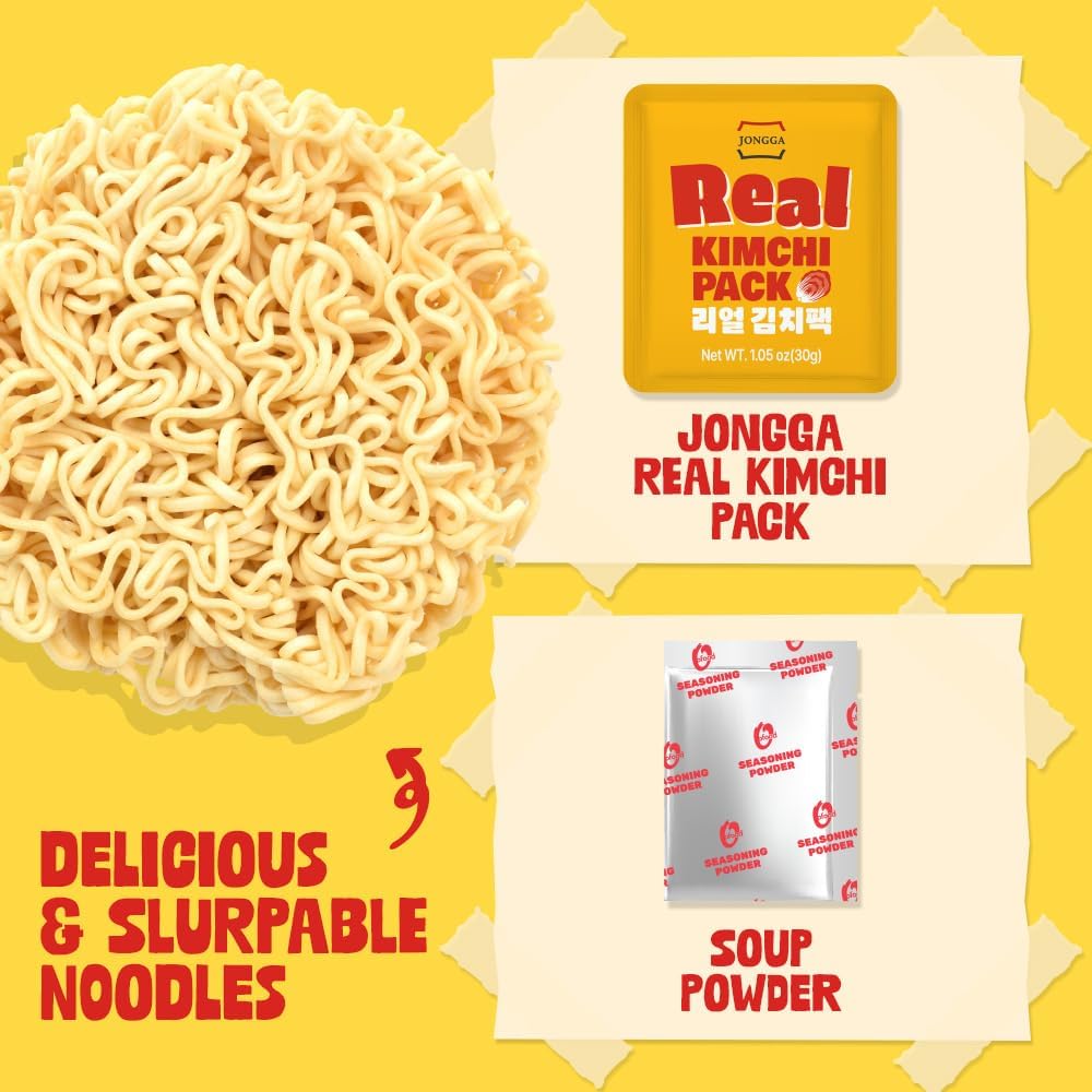 Korean spice packet accompanying the ramen for bold taste.