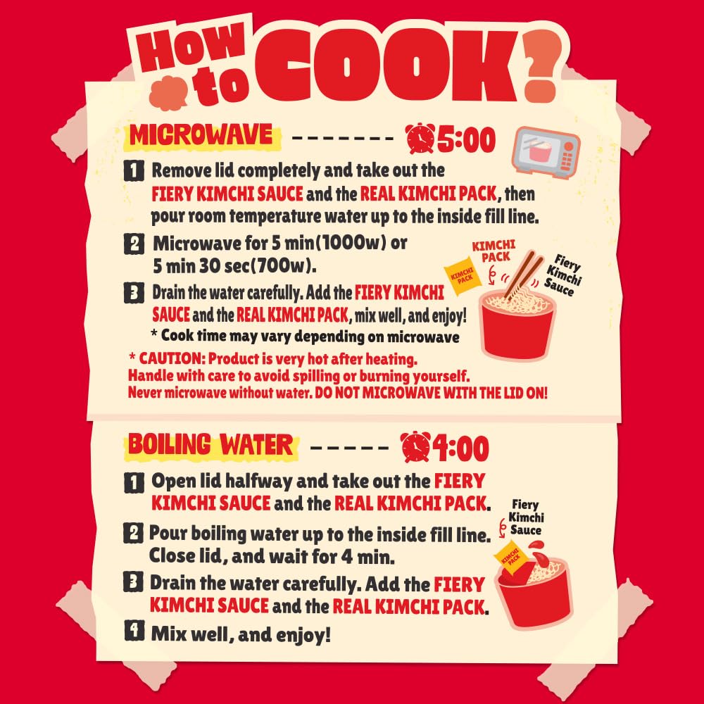 O’Food ramen cup cooking on stove for quick preparation