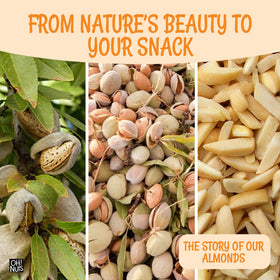 Oh! Nuts almonds for baking muffins add texture and flavor.