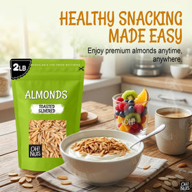 Oh! Nuts resealable bag close-up preserves crunch and freshness