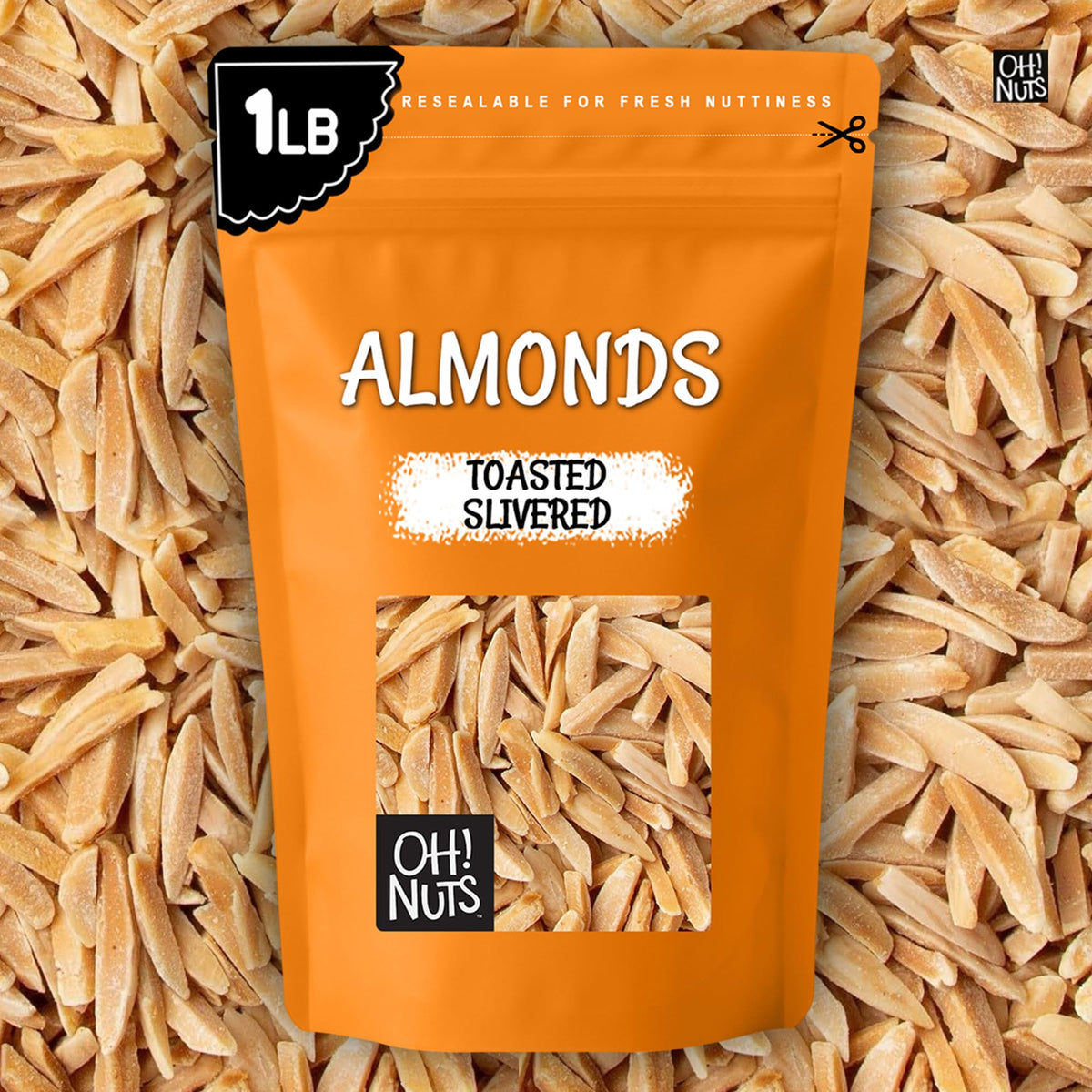 Oh! Nuts Almonds snack-time option for busy days and on-the-go meals.