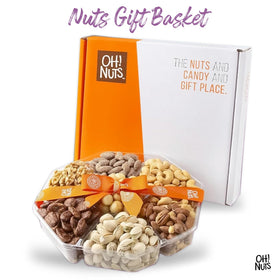 Oh Nuts almonds walnuts pecans premium blend close-up