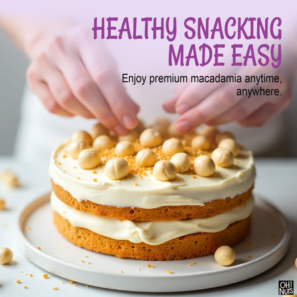 Oh! Nuts Macadamia Nuts bowl for snacking