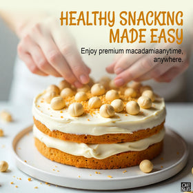 Oh! Nuts Macadamia nuts in zip-seal bag preserving freshness after opening