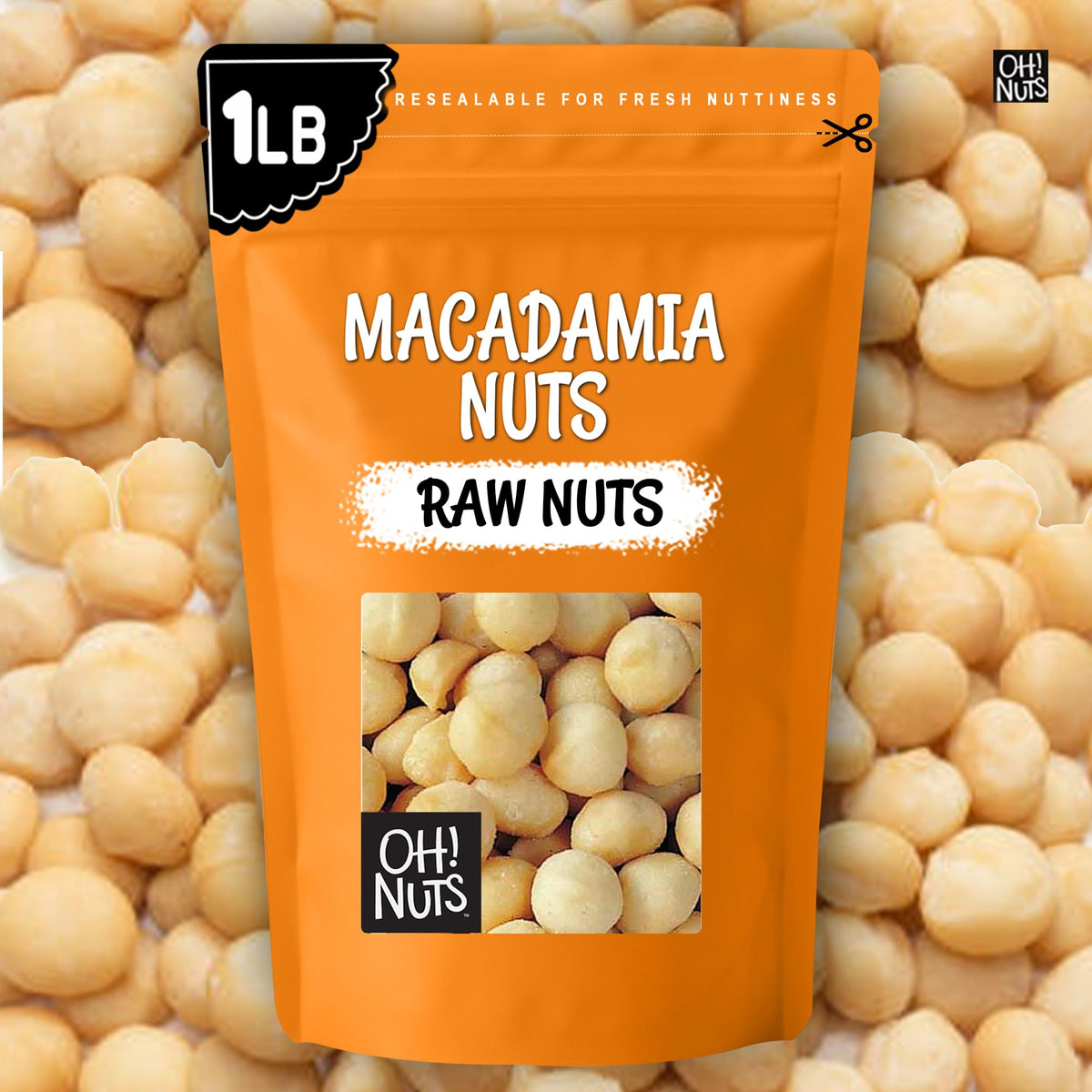 Oh! Nuts macadamias atop salads for added crunch.
