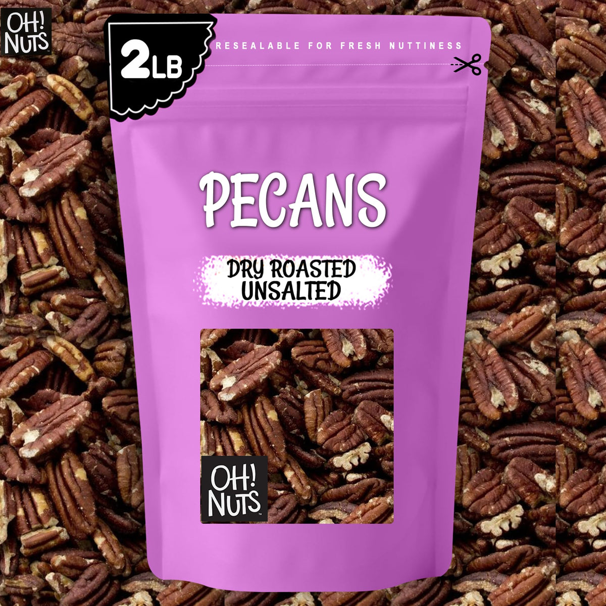 Oh! Nuts baking-ingredient pecans add texture to pies and dishes.