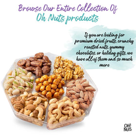 Oh! Nuts roasted almonds close-up, fresh aroma and crisp texture.