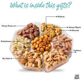 Oh! Nuts roasted pecans image, rich flavor for holiday trays.