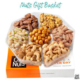 Oh! Nuts salted pistachios image, savory snack option for gatherings.