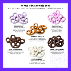 Oh! Nuts vanilla yogurt pretzels blend creaminess with a light sweetness.