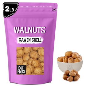 Oh! Nuts Walnuts in Shell Raw 2 lb — premium whole nuts for healthy snacking.