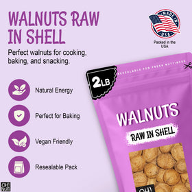 Oh! Nuts Walnuts packaging-new-york-zip-seal — zip-seal bag preserves freshness after opening.