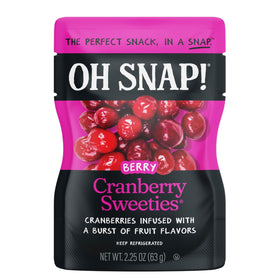 Oh Snap Cranberry Sweeties on table with ready-to-eat appeal