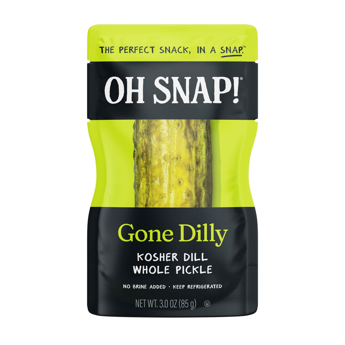 Oh Snap Gone Dilly crisp pickles emphasize cool, crunchy texture for refreshment