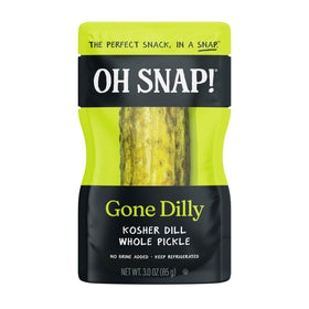 Oh Snap Gone Dilly crisp pickles emphasize cool, crunchy texture for refreshment