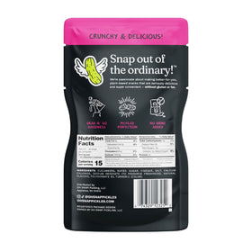 Oh Snap Sassy Bites gluten-free label close-up emphasizes allergy-friendly snack