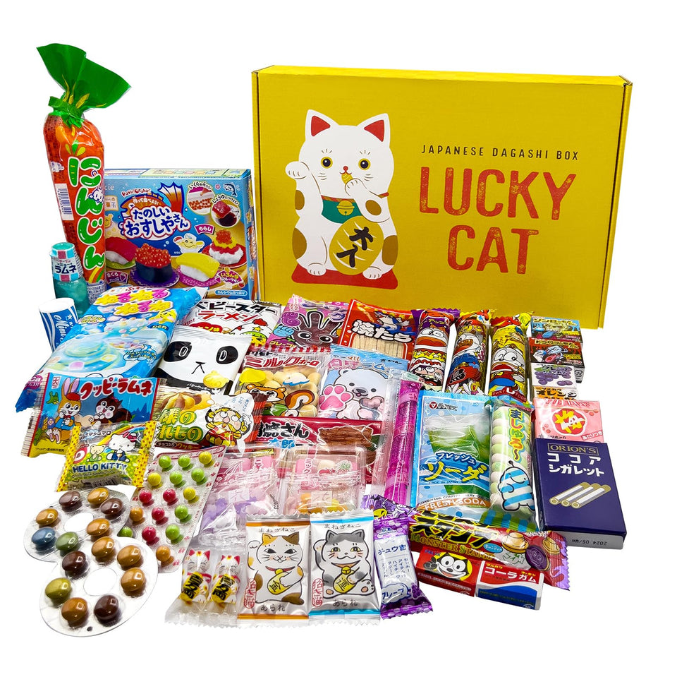 OHIMESAMA Japanese snack assortment box showcasing 40 pieces for sharing.
