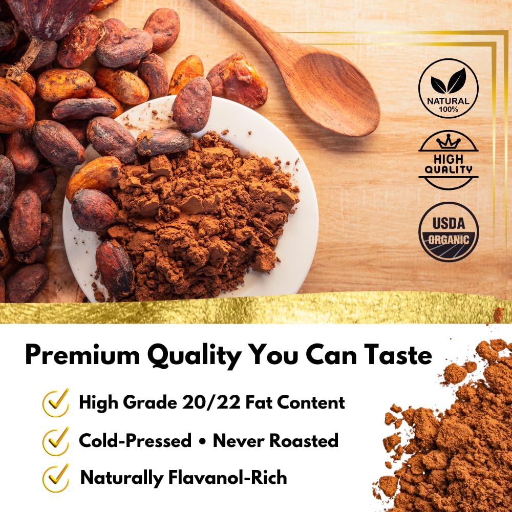 OhmYes Versatile cacao drink mix shown with smoothie and coffee additions.