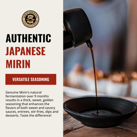 Ohsawa Mirin ingredient label highlights organic, non GMO, gluten free qualities.