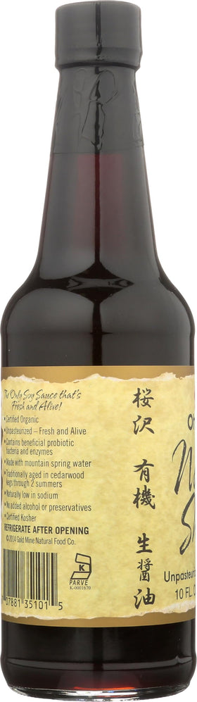 Glass bottle on kitchen counter preserves freshness and flavor.
