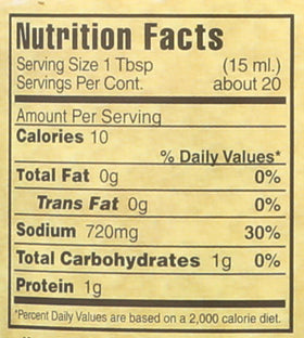 Ohsawa Nama Shoyu label highlights organic and non-GMO credentials.