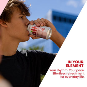 oHy six-pack shot suggests convenient on-the-go hydration