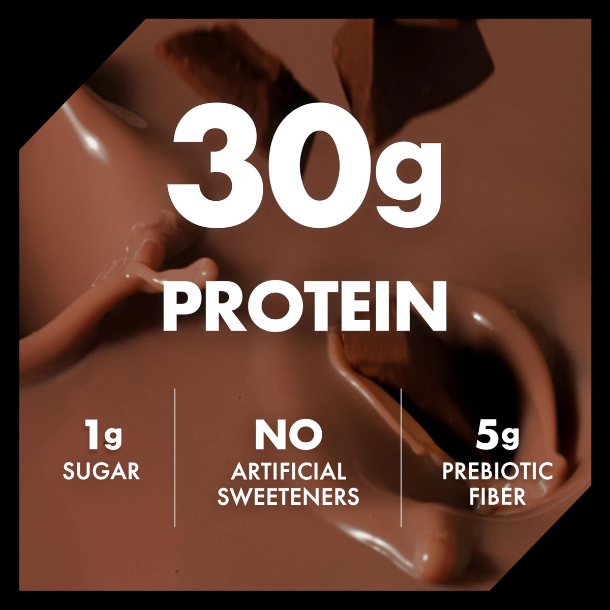 Oikos Chocolate Protein Shake front label showing branding