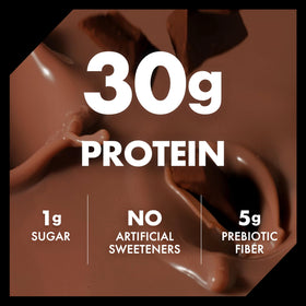 Oikos Chocolate Protein Shake front label showing branding