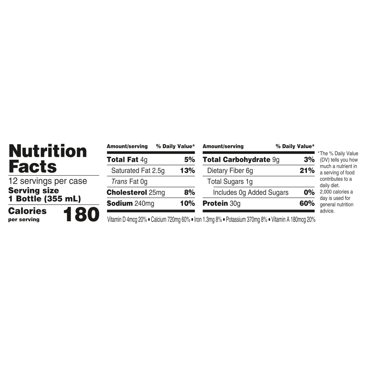 Oikos Chocolate Protein Shake held in hand for on-the-go nourishment