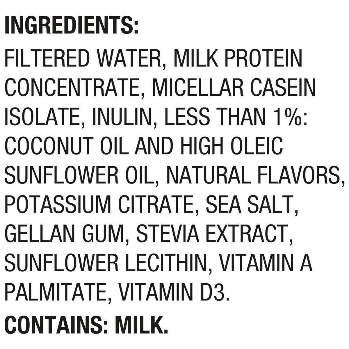 Post-workout option with 30g protein per serving