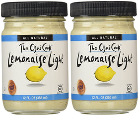 Ojai Cook Lemonaise Light bottle showcases citrus brightness for sandwiches.