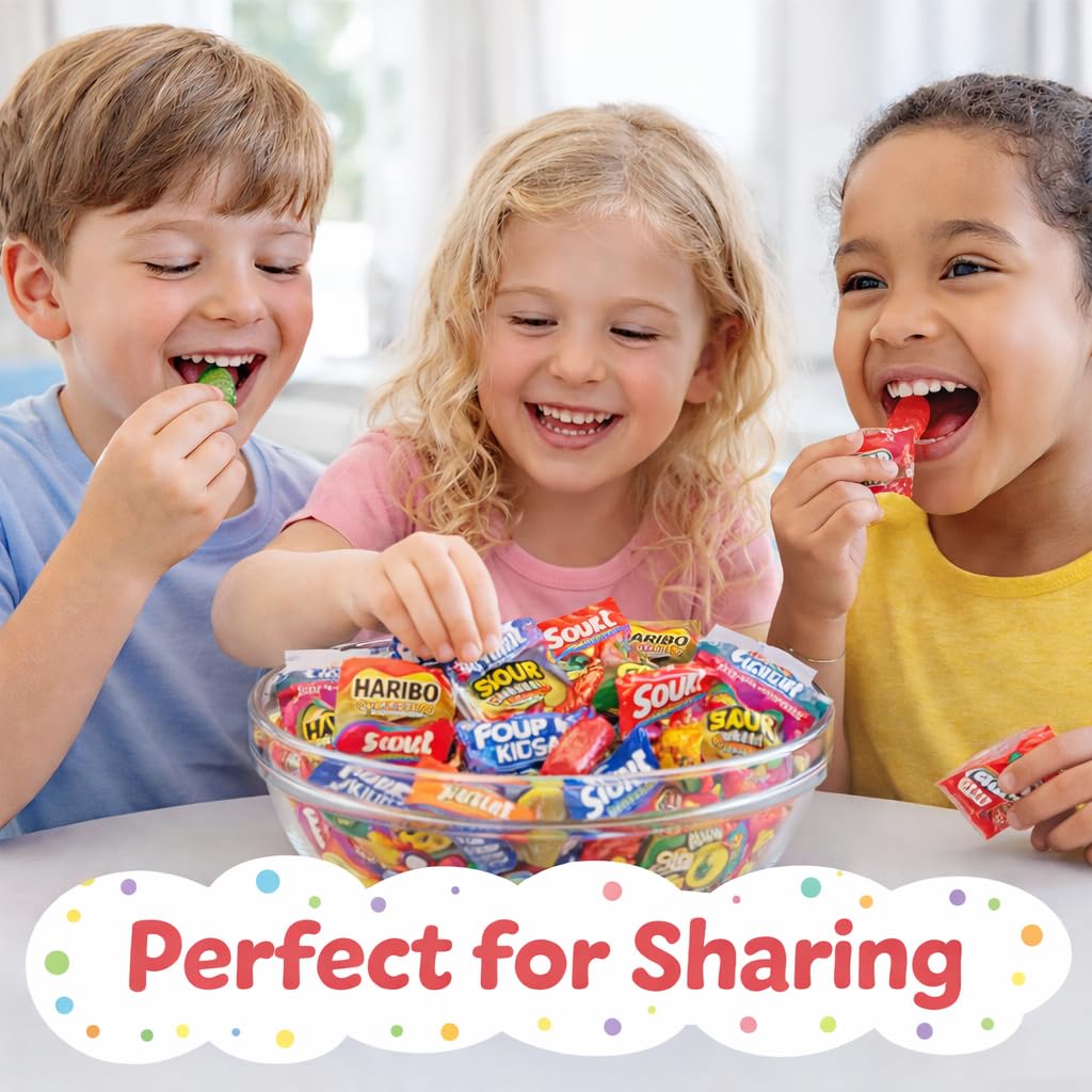 Okida assorted candies on a party table invite guests to sample