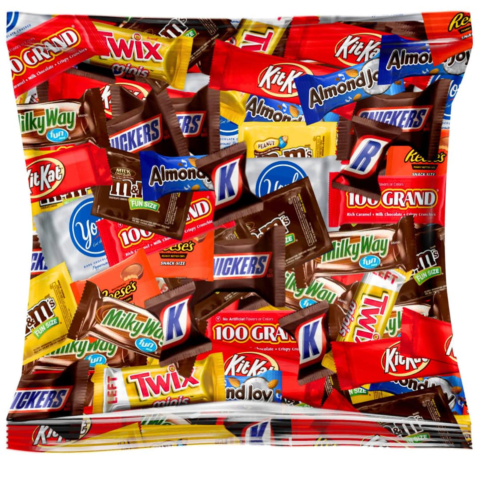 Okida Assorted Chocolate Variety Pack – individually wrapped chocolates for party snacking