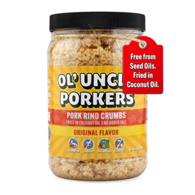 Ol' Uncle Porkers 12 oz jar for easy pantry use
