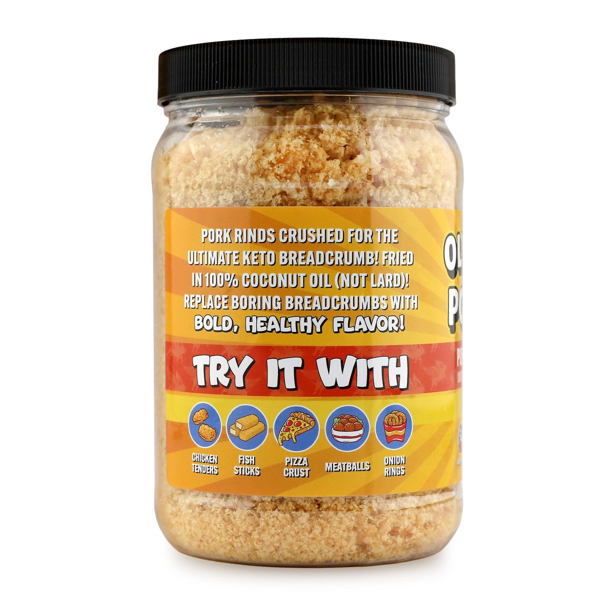 Ol' Uncle Porkers gluten-free crumbs for versatile cooking