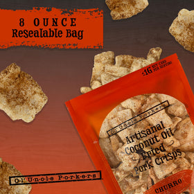 Ol' Uncle Porkers ingredients list shows simple, gluten-free, keto-friendly components