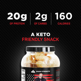 Protein-rich 20g per serving supports high-protein keto routines in snacks.